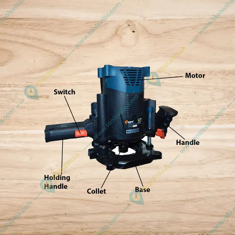KPT 12 mm 1200 W Woodworking Electric Router, 22000 RPM (KRT12)